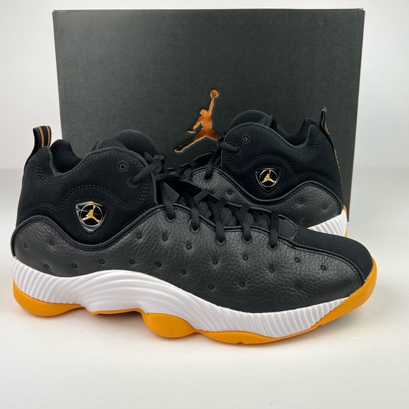 Nike Air Jordan Jumpman Team Size Taxi White Black